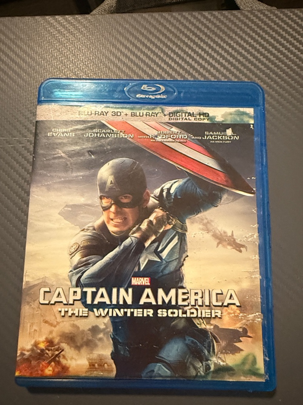 Marvel Captain America The Winter Soldier Blu-ray + 3D Blu-ray